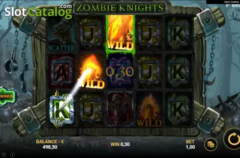 Οθόνη3. Zombie Knights Κουλοχέρης