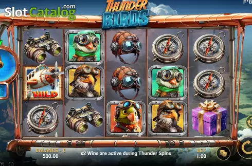 Οθόνη2. Thunder Birds Κουλοχέρης