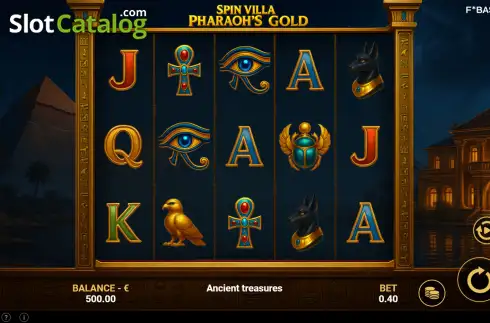 Οθόνη2. Spin Villa Pharaoh's Gold Κουλοχέρης 