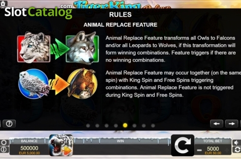 Οθόνη9. Tiger King Deluxe Κουλοχέρης