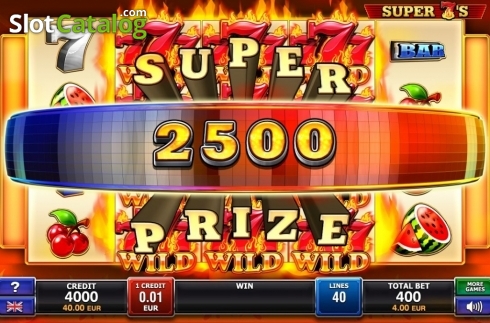 Οθόνη3. Super Sevens (FUGA Gaming) Κουλοχέρης