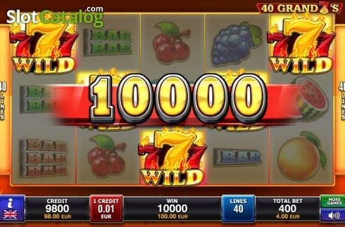 Οθόνη4. 40 Grand Sevens Κουλοχέρης