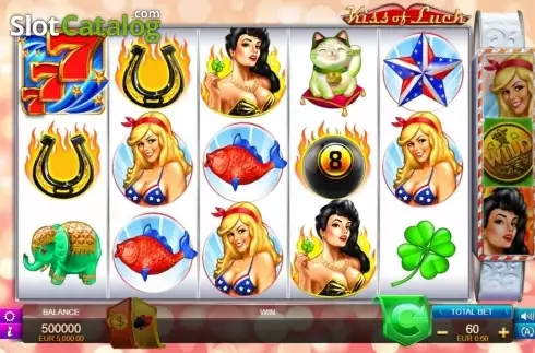 Οθόνη3. Kiss of Luck Κουλοχέρης 