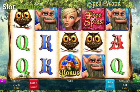 Οθόνη2. Spell Wood Κουλοχέρης