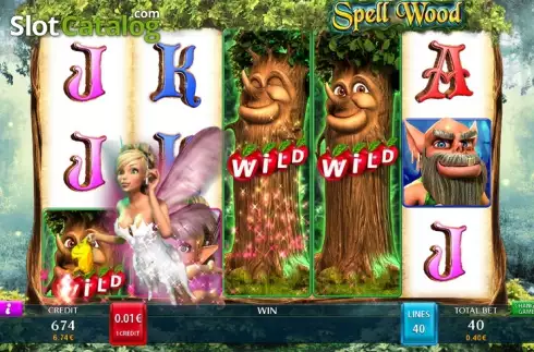 Οθόνη3. Spell Wood Κουλοχέρης