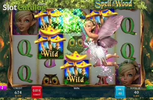 Οθόνη4. Spell Wood Κουλοχέρης