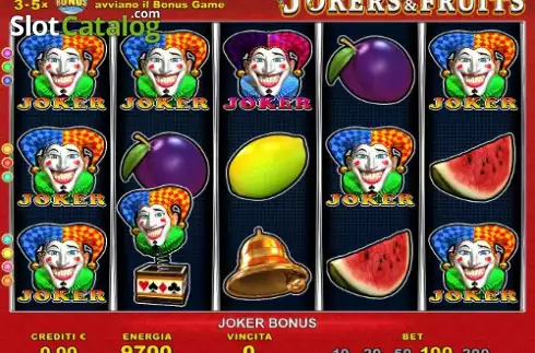 Οθόνη2. Jokers & Fruits Κουλοχέρης 