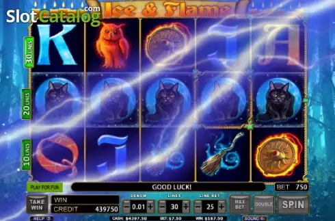 Οθόνη3. Ice & Flame Κουλοχέρης