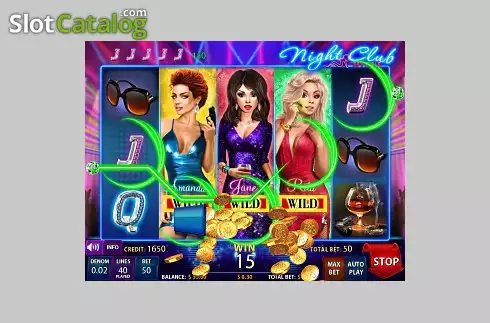 Οθόνη2. Night Club (FUGA Gaming) Κουλοχέρης