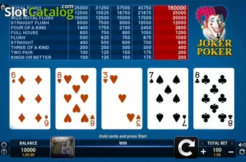 Οθόνη 1. Joker Poker (FUGA Gaming) Κουλοχέρης 