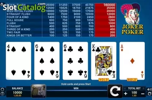 Οθόνη 2. Joker Poker (FUGA Gaming) Κουλοχέρης 