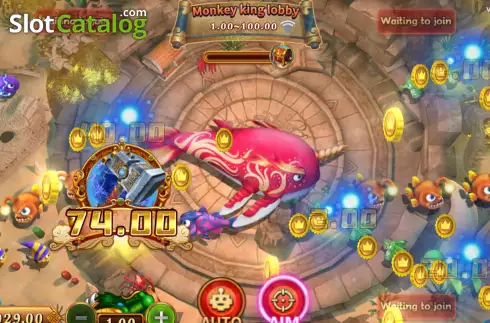 Οθόνη4. Monkey King Fishing Κουλοχέρης