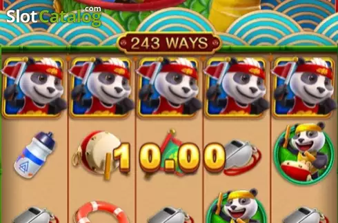 Οθόνη3. Panda Dragon Boat Κουλοχέρης