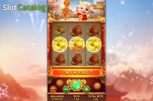 Οθόνη3. Fortune Sheep (Fa Chai Gaming) Κουλοχέρης 
