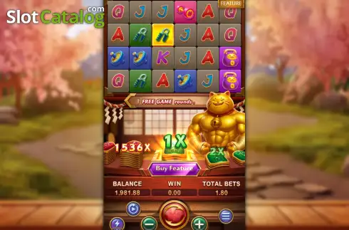 Οθόνη2. Muscle Fortune Cat Κουλοχέρης 