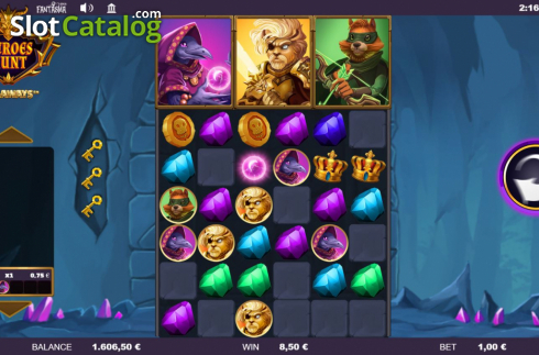 Οθόνη3. Heroes Hunt Megaways Κουλοχέρης