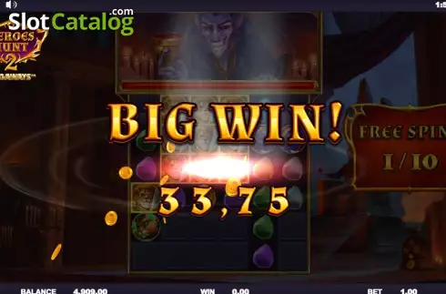 Οθόνη9. Heroes Hunt 2 Megaways Κουλοχέρης 