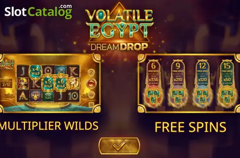 Οθόνη2. Volatile Egypt Dream Drop Κουλοχέρης