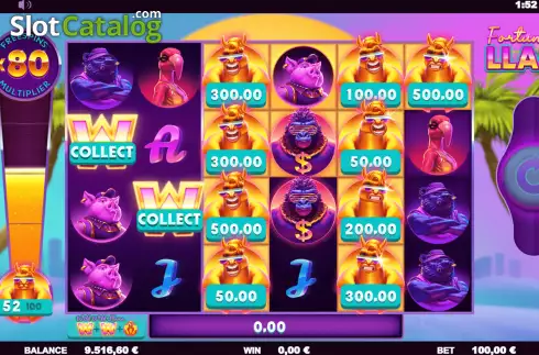 Οθόνη4. Fortune Llama Κουλοχέρης