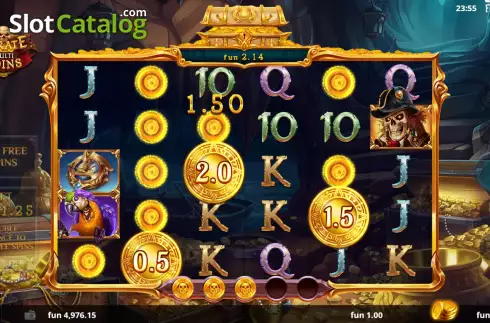 Οθόνη4. Pirate Multi Coins Κουλοχέρης