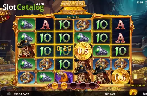 Οθόνη5. Pirate Multi Coins Κουλοχέρης