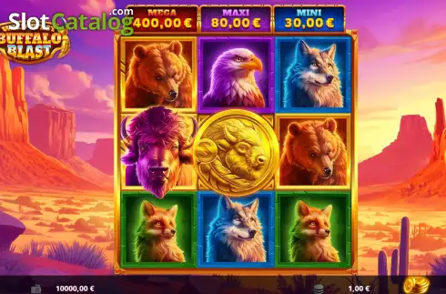 Οθόνη2. Wild West Buffalo Blast Κουλοχέρης