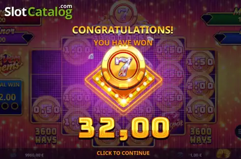 Οθόνη3. 7 & Gems Κουλοχέρης