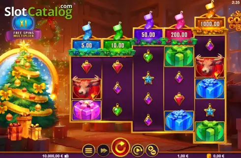 Οθόνη2. Santa's Golden Christmas Κουλοχέρης