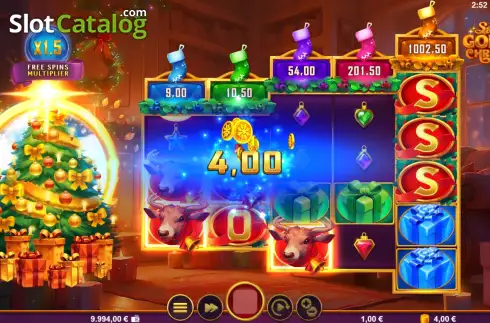 Οθόνη3. Santa's Golden Christmas Κουλοχέρης