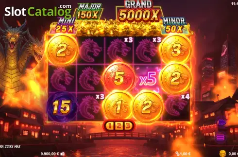 Οθόνη3. Thunder Hydra Coins Max Κουλοχέρης