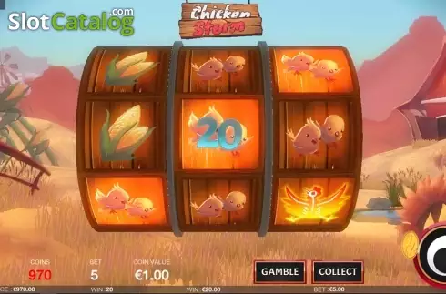 Οθόνη3. Chicken Storm Κουλοχέρης 