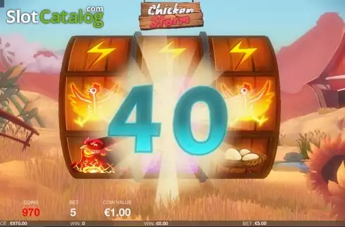 Οθόνη4. Chicken Storm Κουλοχέρης 