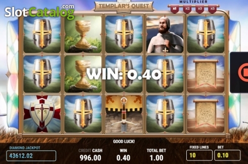 Οθόνη3. Templars Quest Κουλοχέρης 