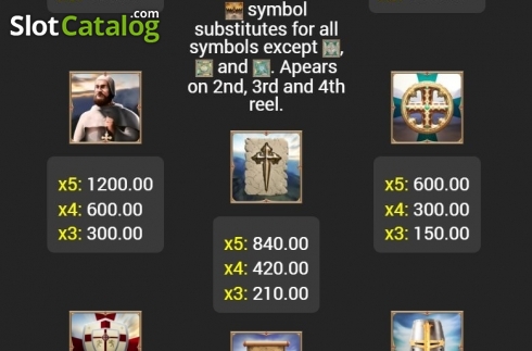 Οθόνη4. Templars Quest Κουλοχέρης 