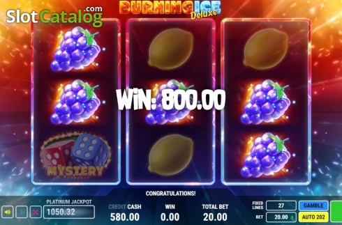 Οθόνη4. Burning Ice Deluxe Κουλοχέρης