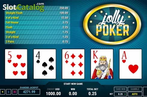 Οθόνη2. Jolly Poker Κουλοχέρης