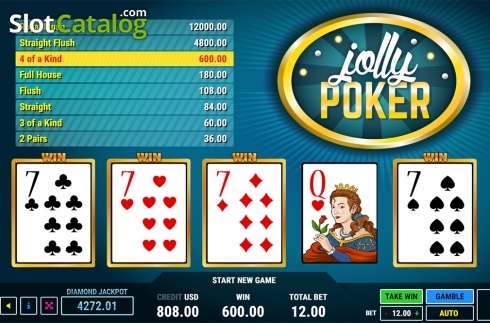 Οθόνη7. Jolly Poker Κουλοχέρης