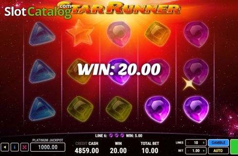 Οθόνη4. Star Runner Κουλοχέρης