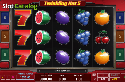 Οθόνη2. Twinkling Hot 5 Κουλοχέρης