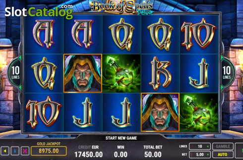 Οθόνη2. Book Of Spells Deluxe Κουλοχέρης
