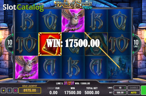 Οθόνη3. Book Of Spells Deluxe Κουλοχέρης