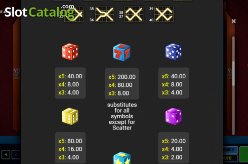 Οθόνη6. Turbo Dice 40 Κουλοχέρης 