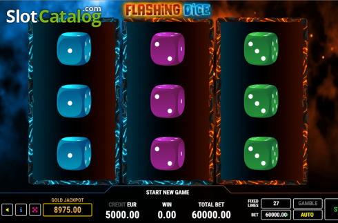 Οθόνη2. Flashing Dice Κουλοχέρης