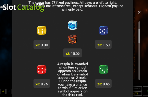 Οθόνη5. Flashing Dice Κουλοχέρης
