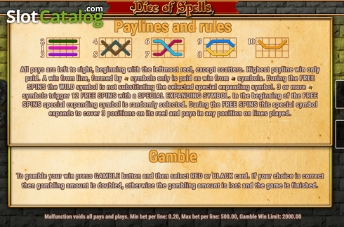 Οθόνη8. Dice of Spells Κουλοχέρης