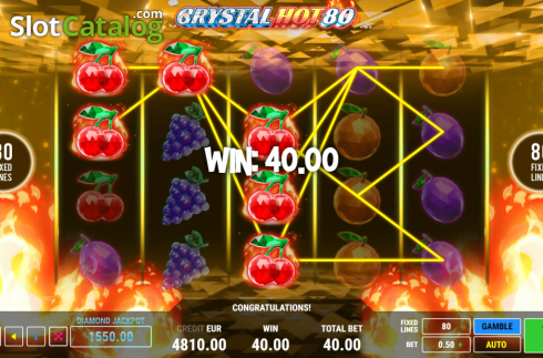 Οθόνη4. Crystal Hot 80 Κουλοχέρης