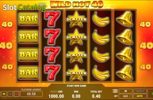 Οθόνη2. Wild Hot 40 Κουλοχέρης