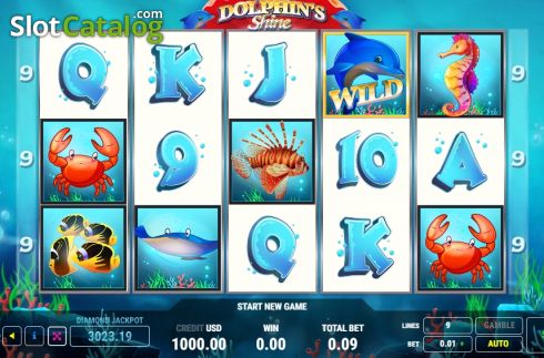 Οθόνη2. Dolphins Shine Κουλοχέρης