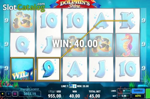 Οθόνη3. Dolphins Shine Κουλοχέρης
