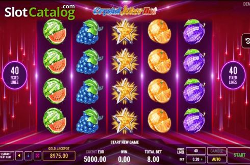 Οθόνη2. Crystal Joker Hot Κουλοχέρης